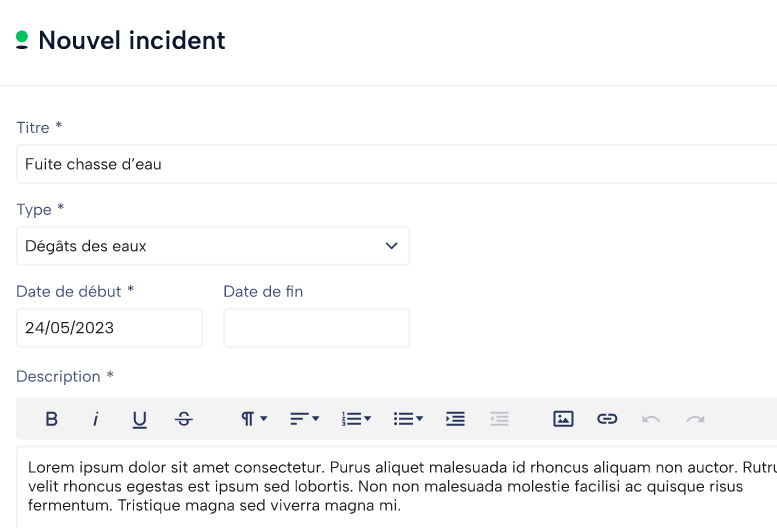 incidents